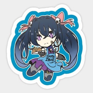 Goth IHOP Chibi Sticker